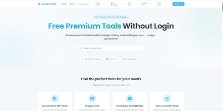 QuickToolify All-In-One Online Tool Hub gallery image