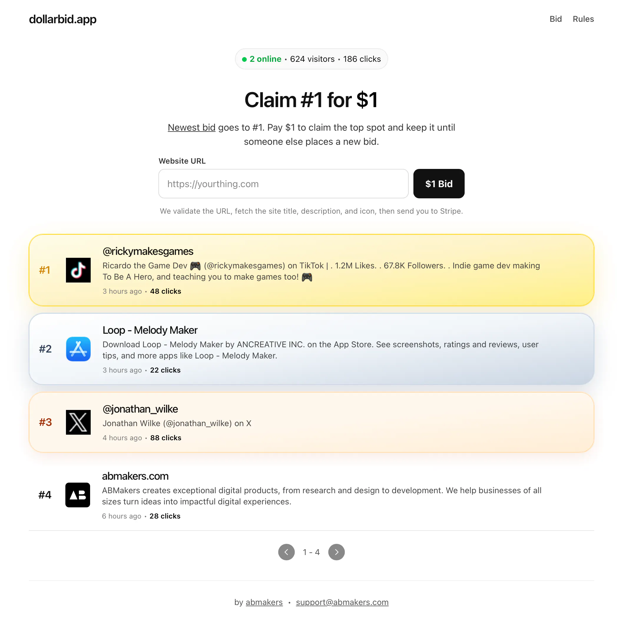dollarbid screenshot 1