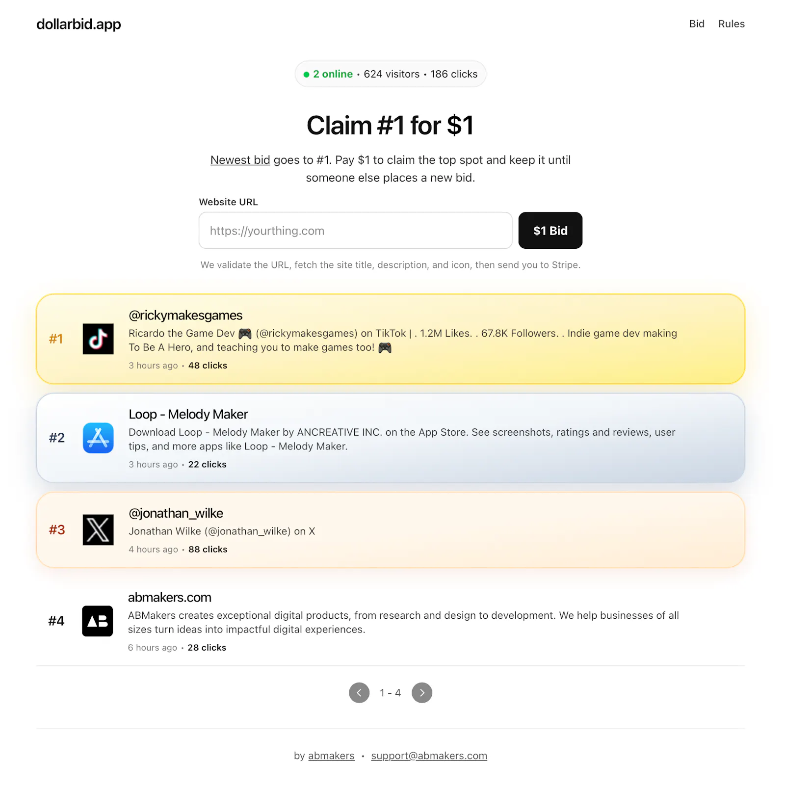 dollarbid screenshot 1
