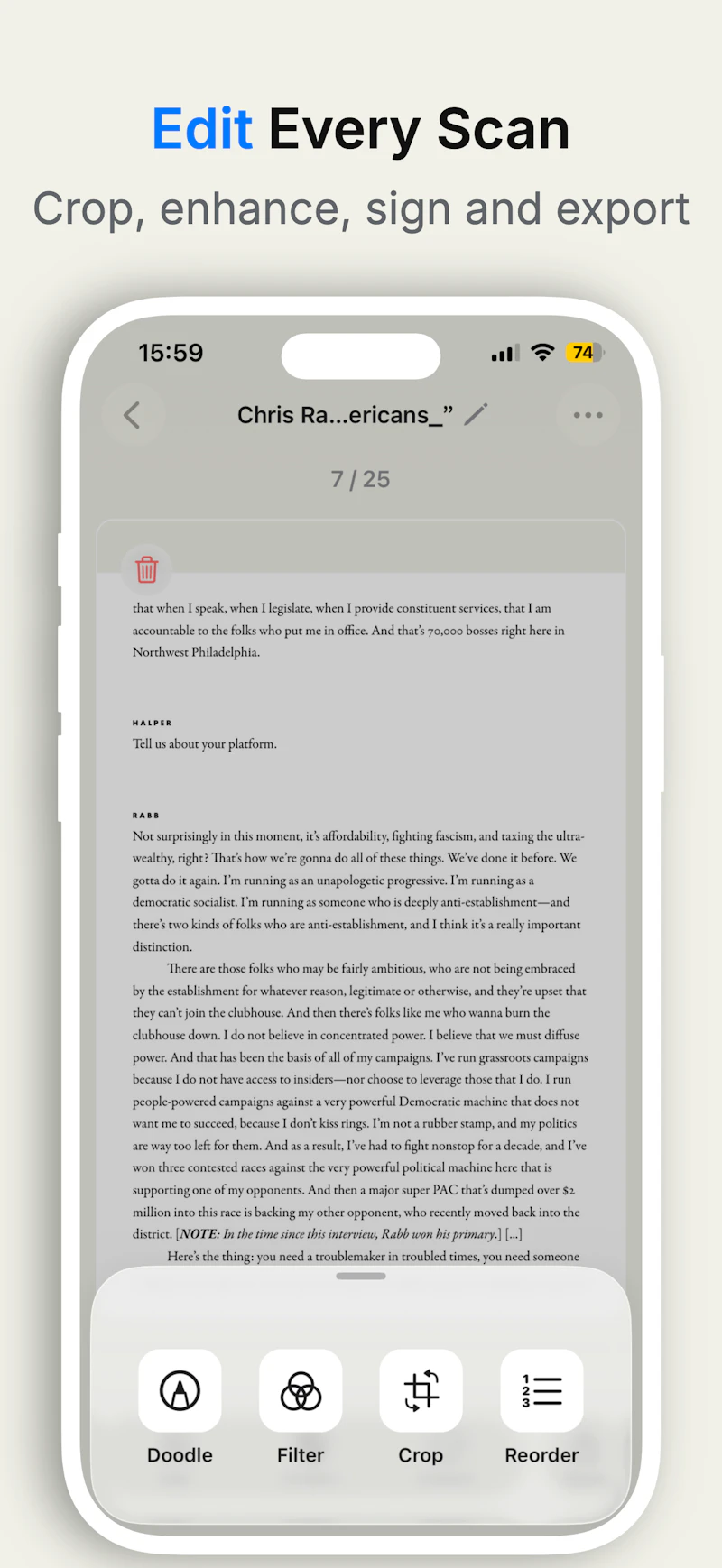 SnapScan: PDF Scanner & OCR screenshot 7