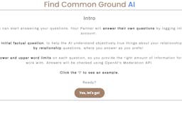 Find Common Ground AI media 2