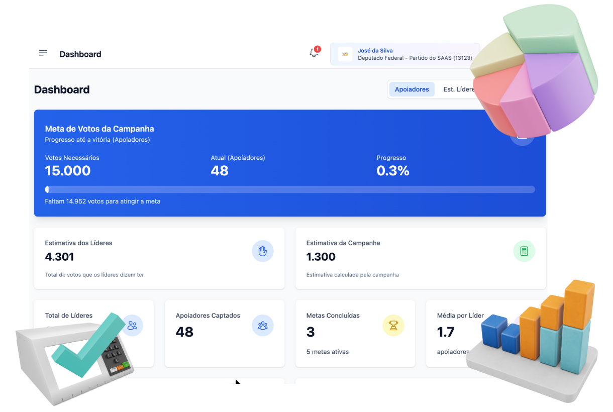 LideraAI - Main product screenshot demonstrating key features and user interface