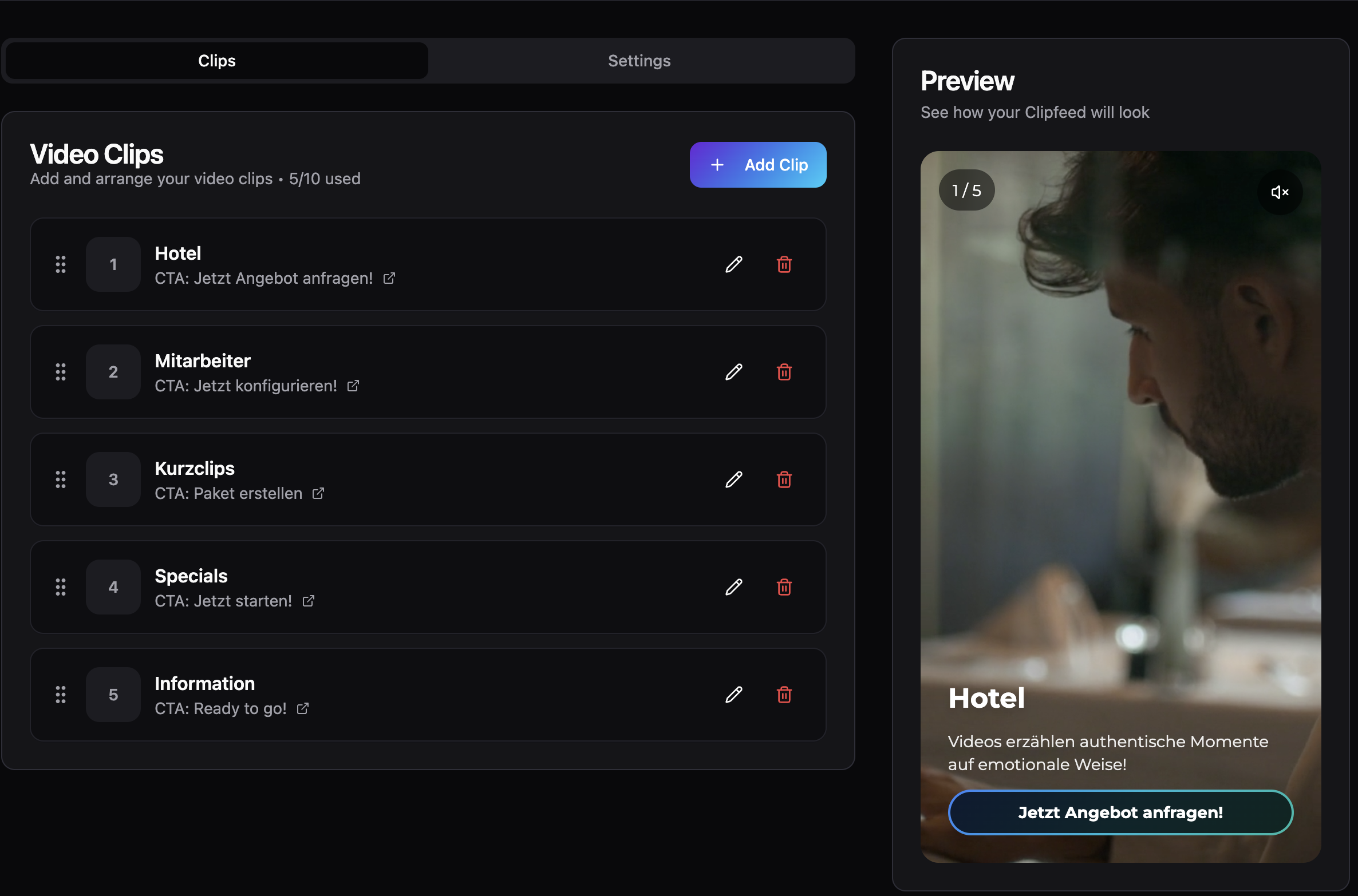 Clipfeeds - Screenshot 4 preview