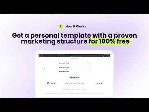 Free website focused on marketing gallery image