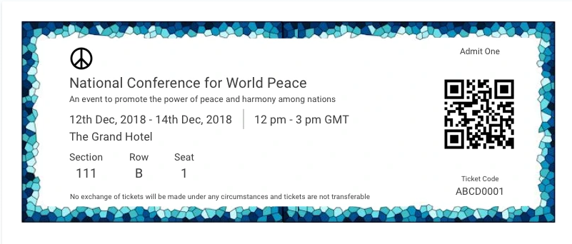 TIcket Generator gallery image