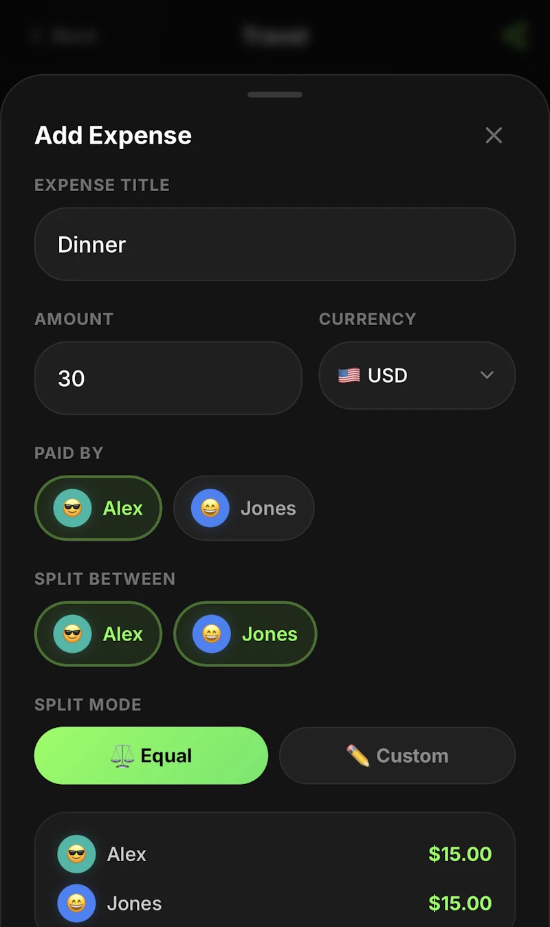 SplitMate screenshot 3