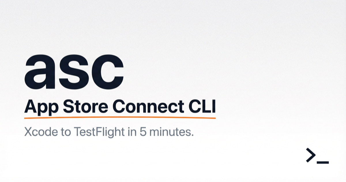asc - App Store Connect CLI gallery image