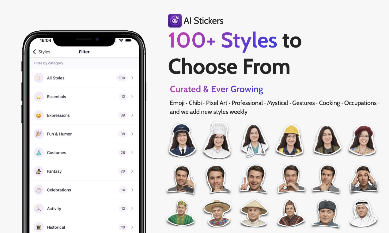 AI Stickers gallery image