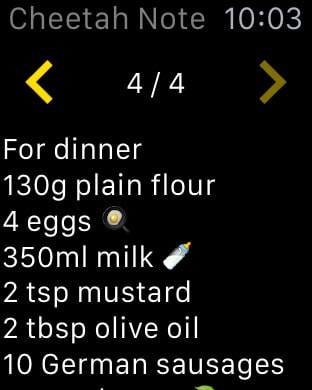 Cheetah Note - Watch & Widget Note gallery image