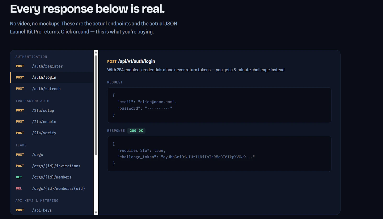 LaunchKit - Premium FastAPI SaaS Backend screenshot 4
