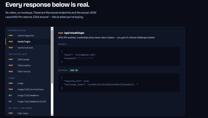 LaunchKit - Premium FastAPI SaaS Backend screenshot 4