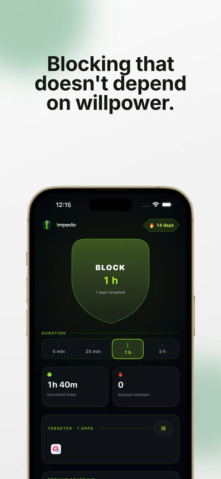 Impedo: Insistent App Blocker gallery image