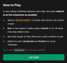 CodeGolfDaily gallery image