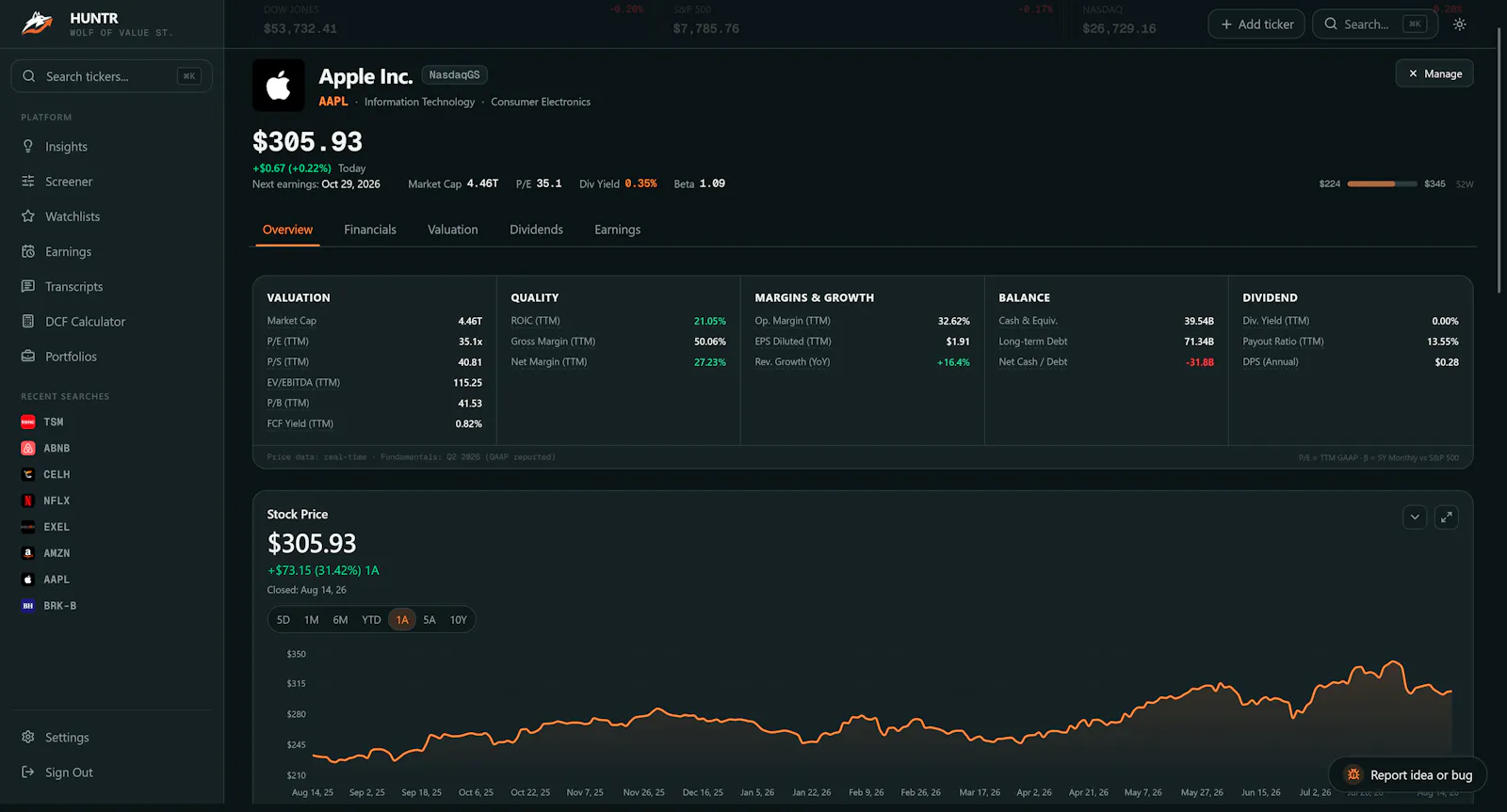 Huntr screenshot 10