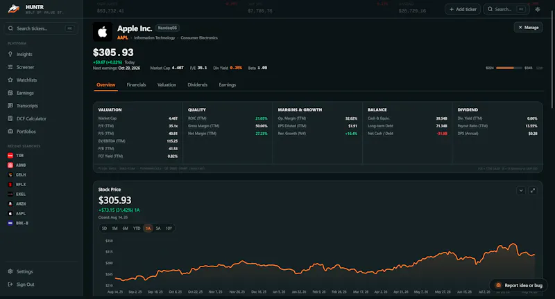 Huntr screenshot 10