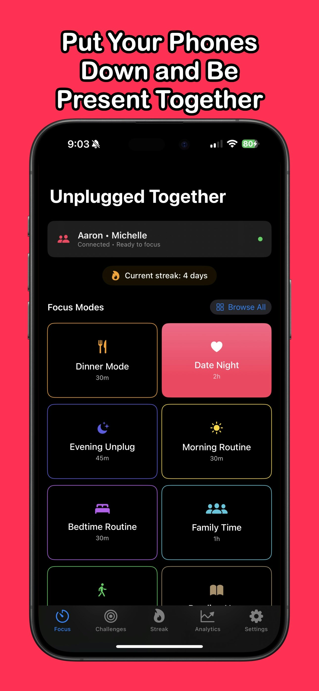 Média Débranché ensemble - Se concentrer ensemble.Connectez-vous pour toujours. 2