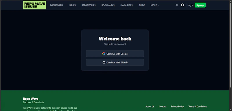 Open Source Finder - Repowave screenshot 2