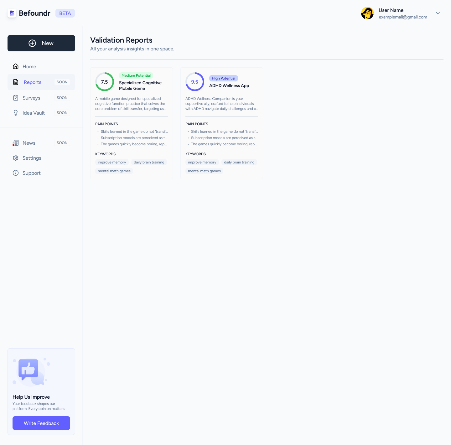 Befoundr - Screenshot 5 preview