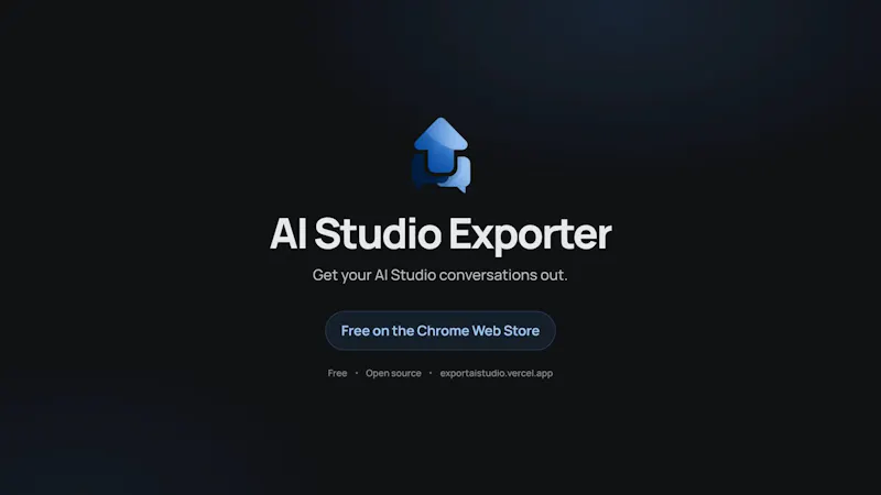 AI Studio Exporter screenshot 1 (video preview)