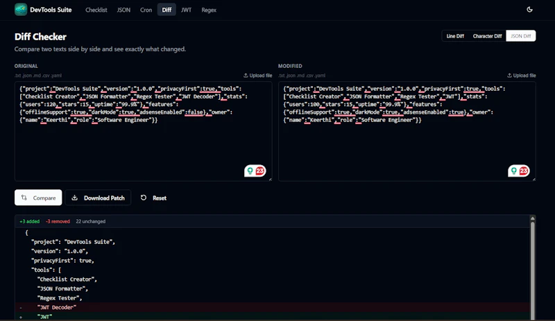 DevTools Suite screenshot 7