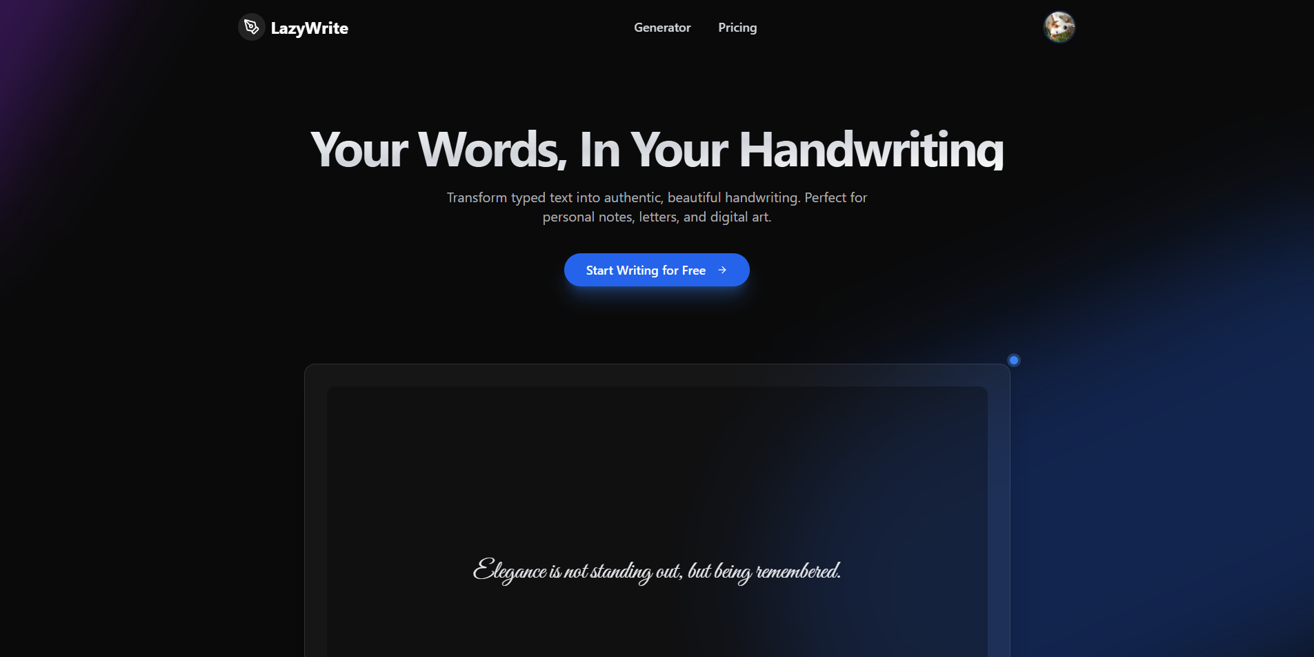 Lazywritite