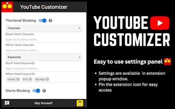 YT Customizer - YouTube Feed Filter gallery image
