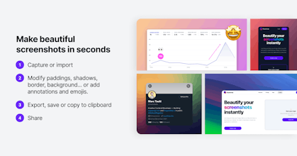 Supasnap - Herramienta web fácil de usar para agregar estilo a tus capturas de pantalla.