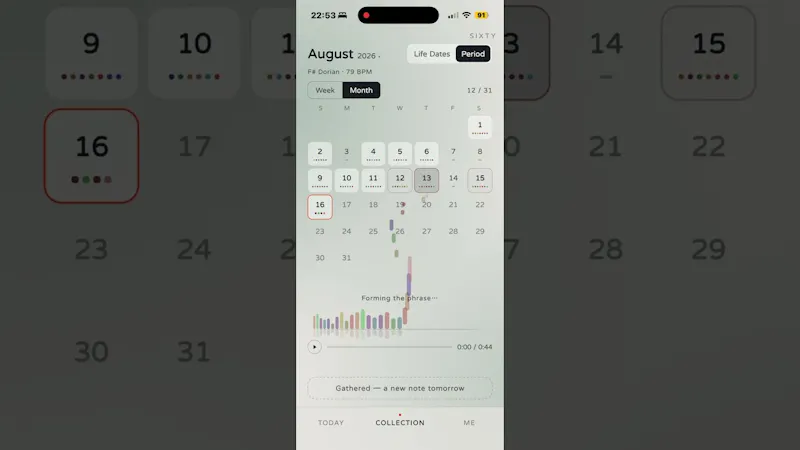 SIXTY · 60 screenshot 1 (video preview)