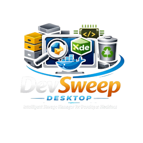 DevSweep - Product Hunt launch logo and brand identity