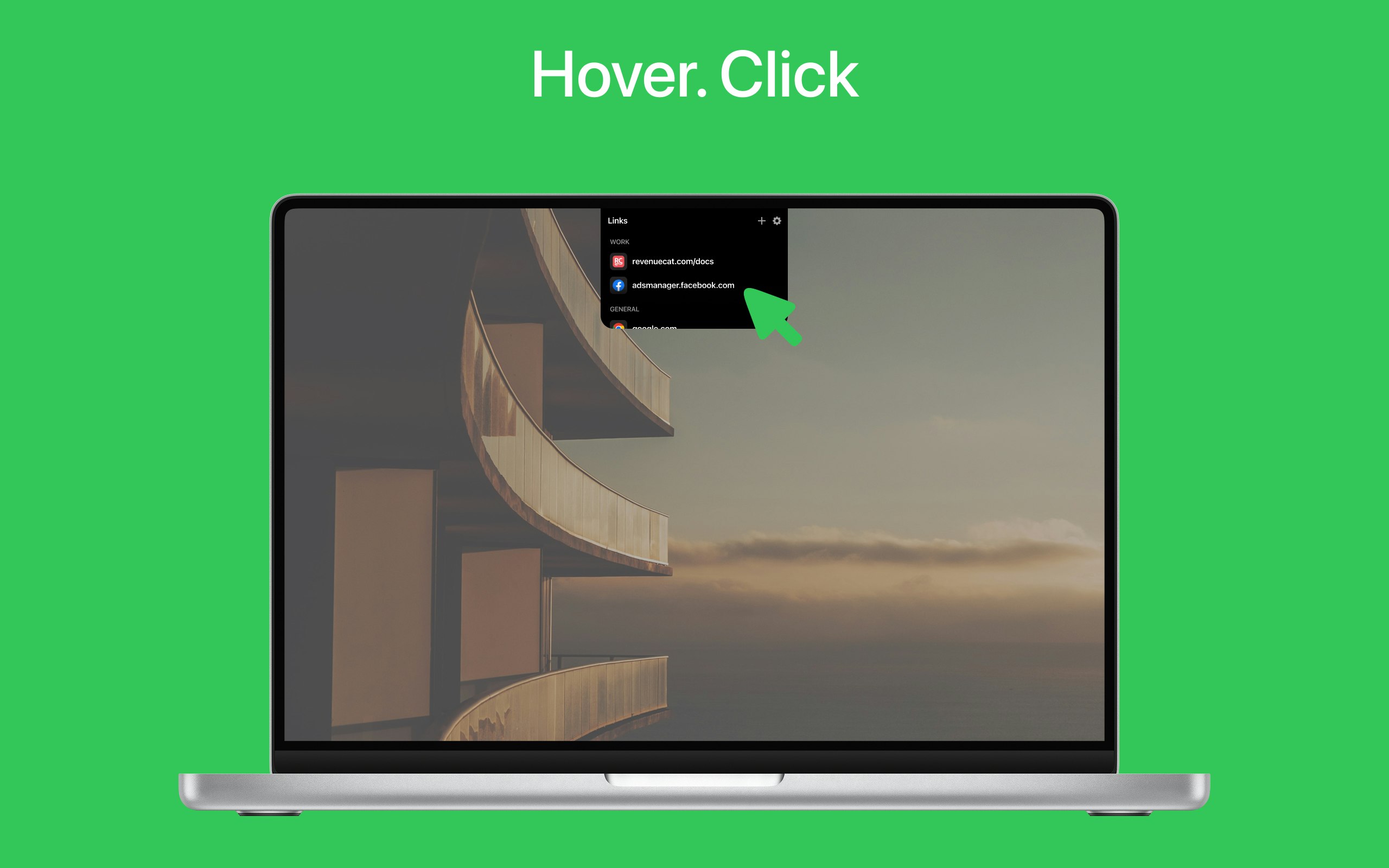 LinkNotch - Screenshot 2 showing product features and functionality
