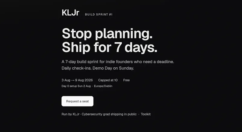Build Sprint by KLJr screenshot 1