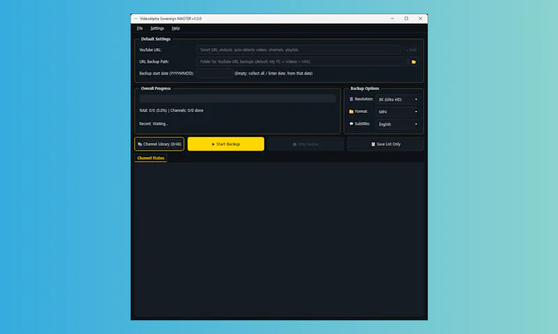 VideoAlpha Sovereign screenshot 2