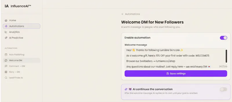 InfluenceAI screenshot 6