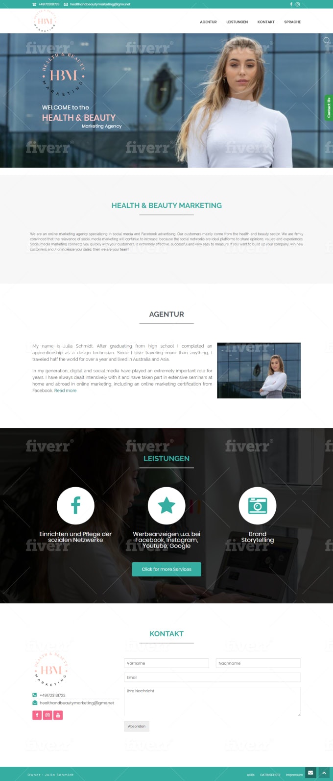 wordpress website gallery image