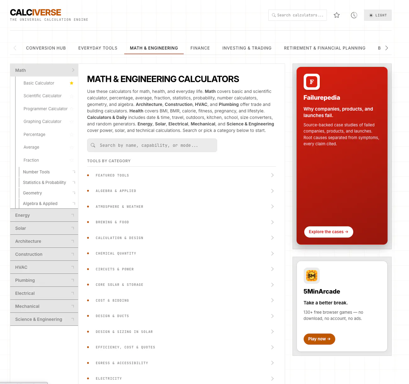 Calciverse: 700+ Calculators in One App gallery image