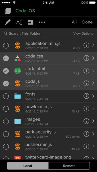 Code for iOS gallery image