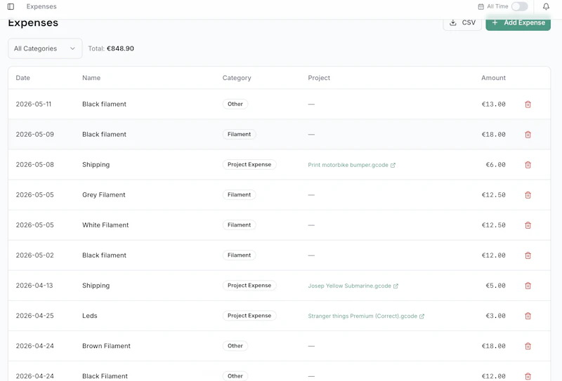 PrintTrack screenshot 8