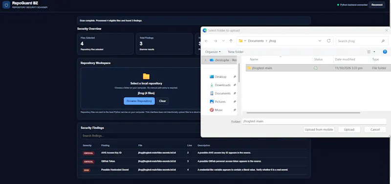 RepoGuardBZE screenshot 1