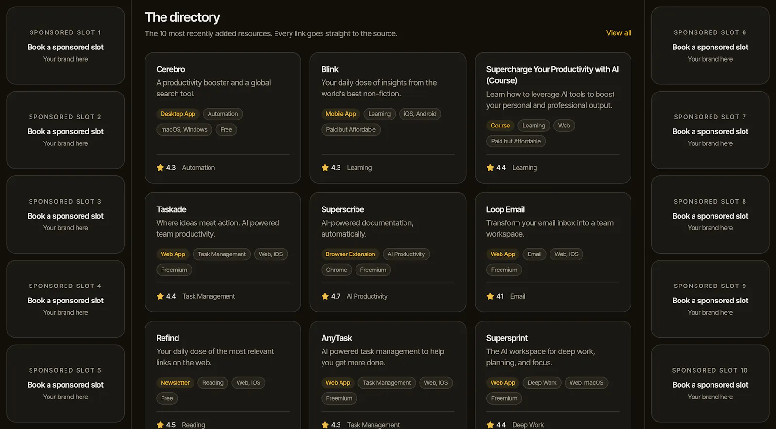 Best Productivity Resources screenshot 3