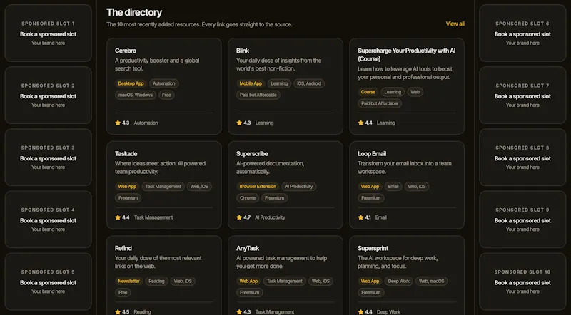 Best Productivity Resources screenshot 3