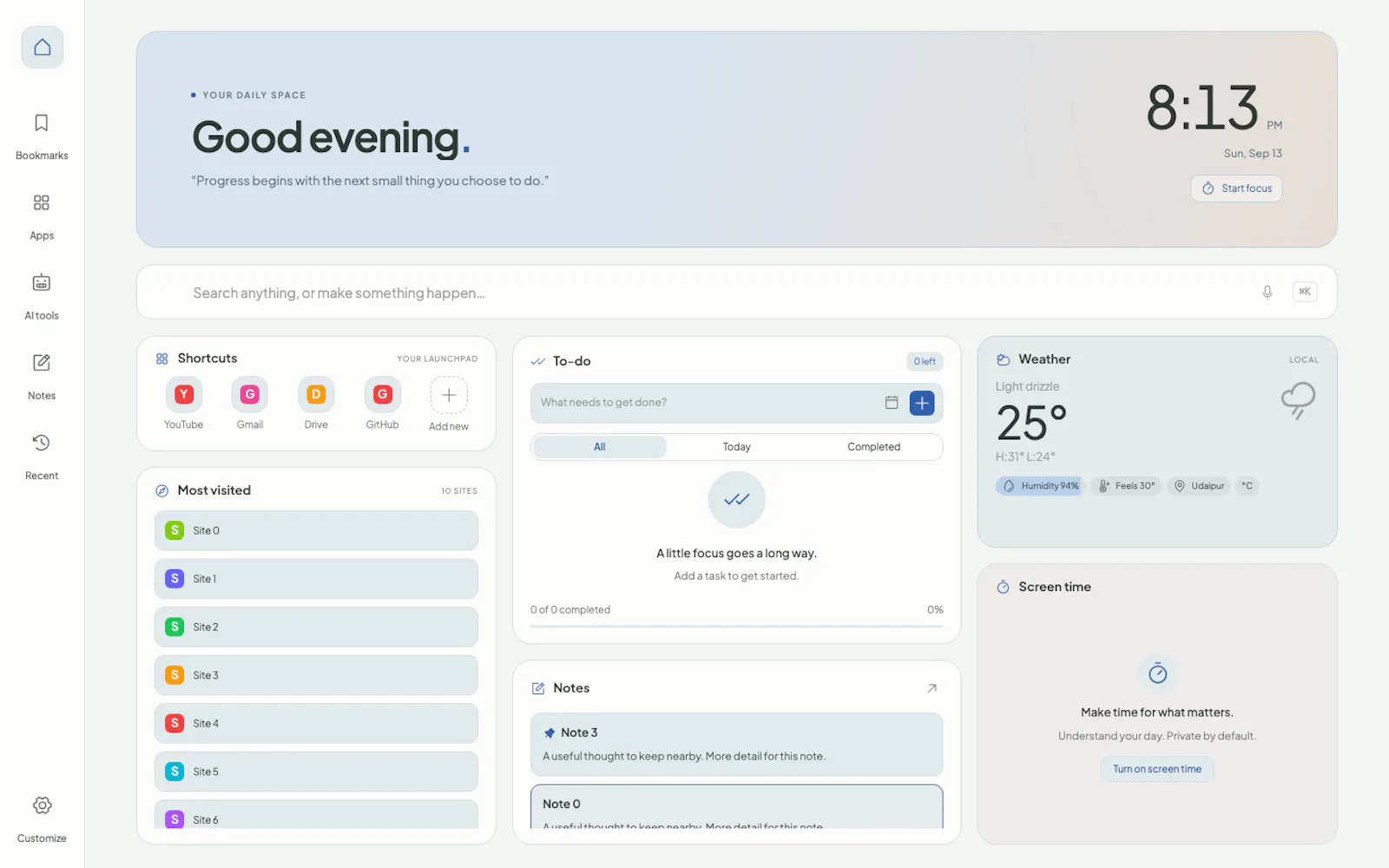 Daily Workspace screenshot 2