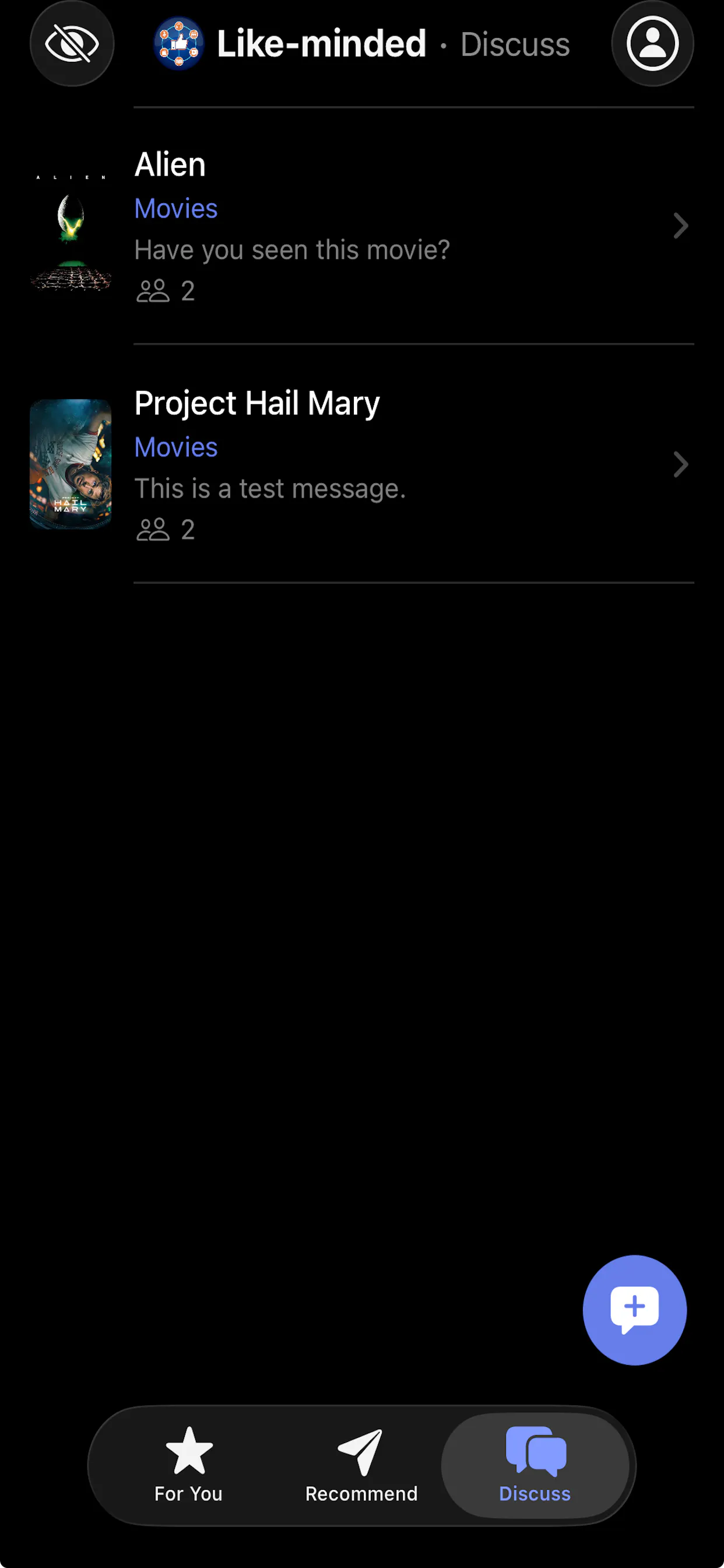 Like-minded App gallery image