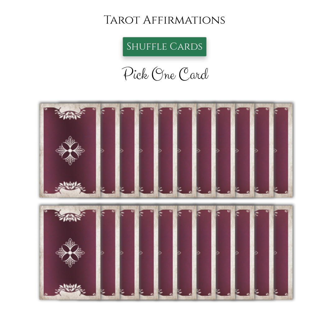 Tarestas del tarot con afirmaciones positivas media 4