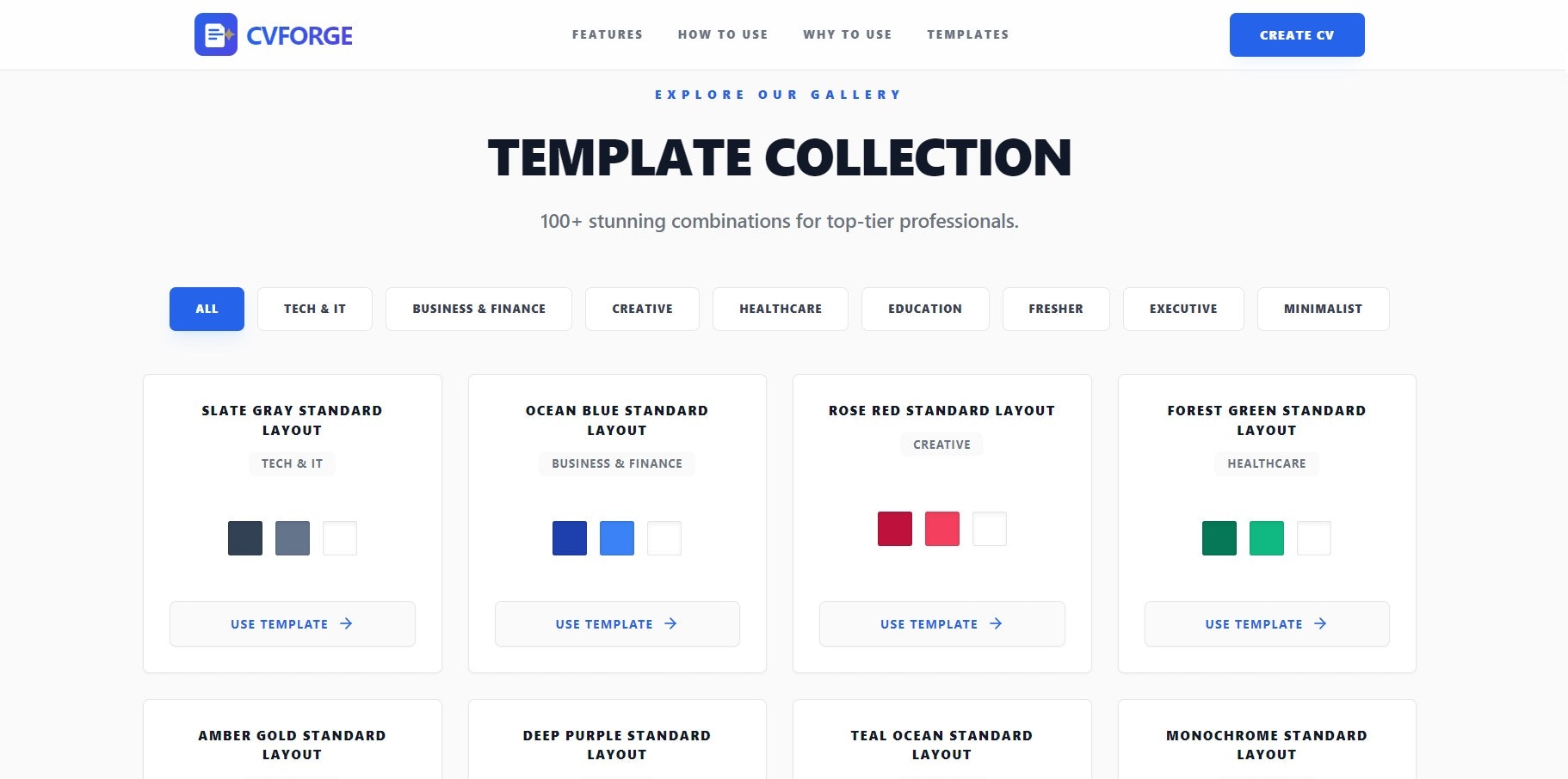CVForgee – Free CV Builder & Templates gallery image
