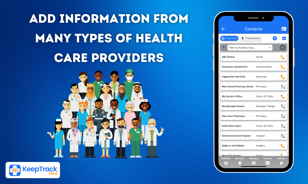 KeepTrackmed Health Record 앱 - 손가락 끝에 건강 및 의료 정보! 미디어 3