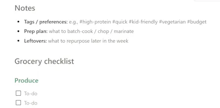 Weekly Eats Planner gallery image