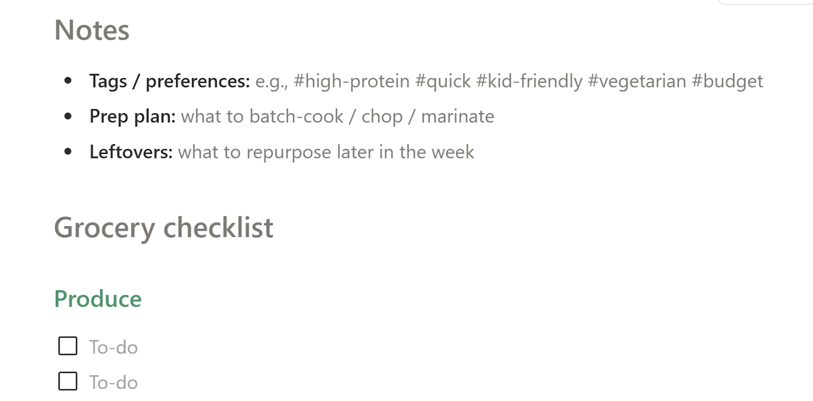 Weekly Eats Planner screenshot 4