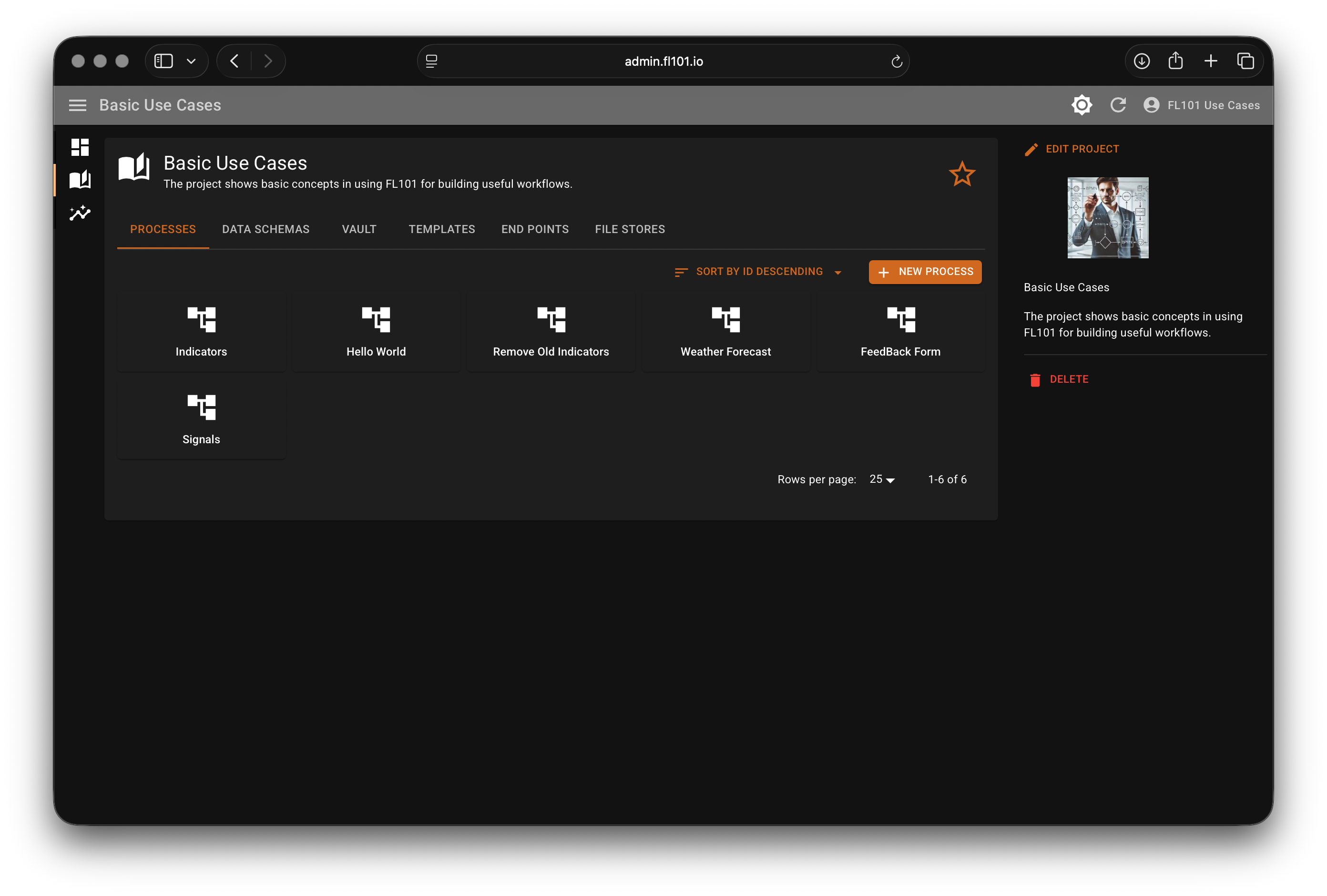 FL101 - Screenshot 2 showing product features and functionality
