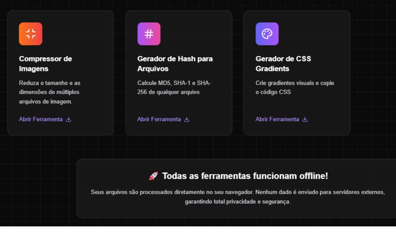 Mídia 3 de Kit de Ferramentas Web - Facilite seu dia com ferramentas web essenciais e gratuitas.