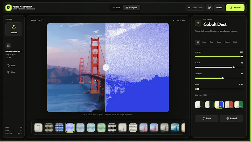 Grain Studio screenshot 1